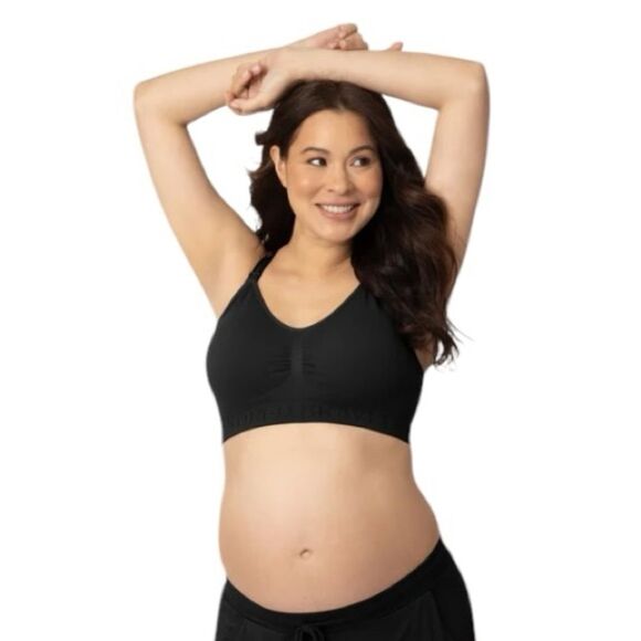 Kindred Bravely Sublime Hands-Free Pumping & Nursing Bra Women's Black Size XL - Picture 12 of 13